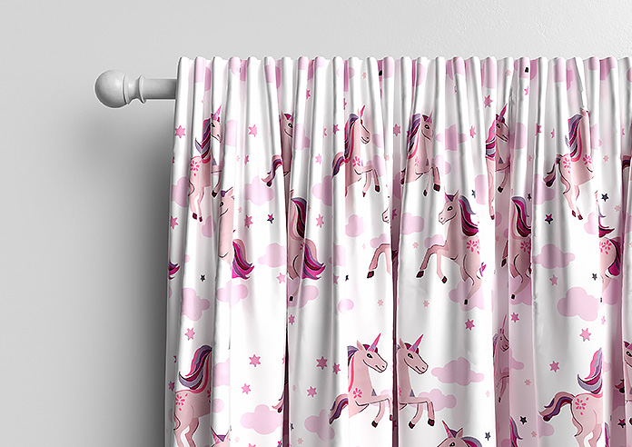 Unicorn Magic, Pink - Made to Measure Curtains - Image 9